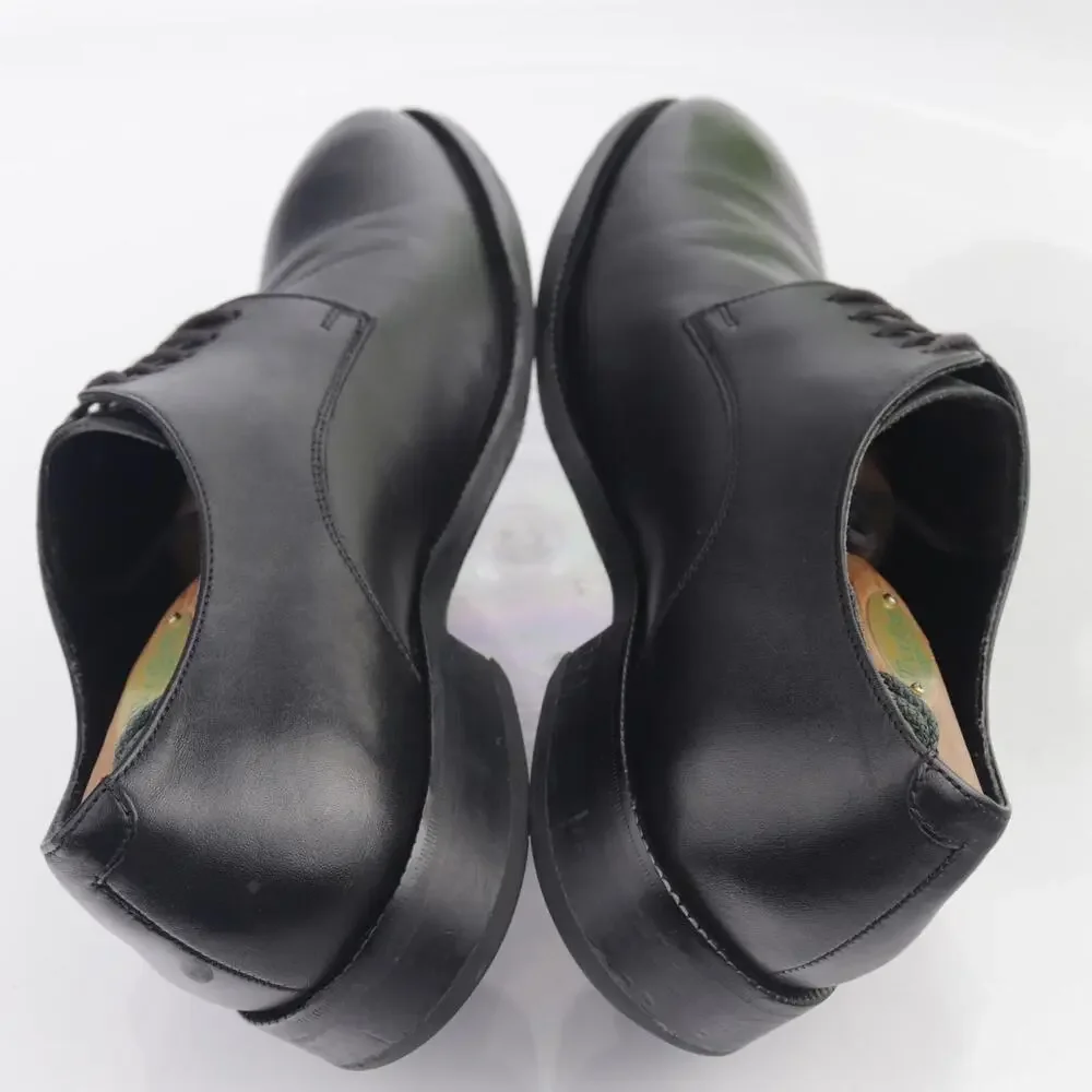 Cole‎ Haan Mens Williams Oxfords Size 10 M Black Leather Plain Derby Dress Shoes